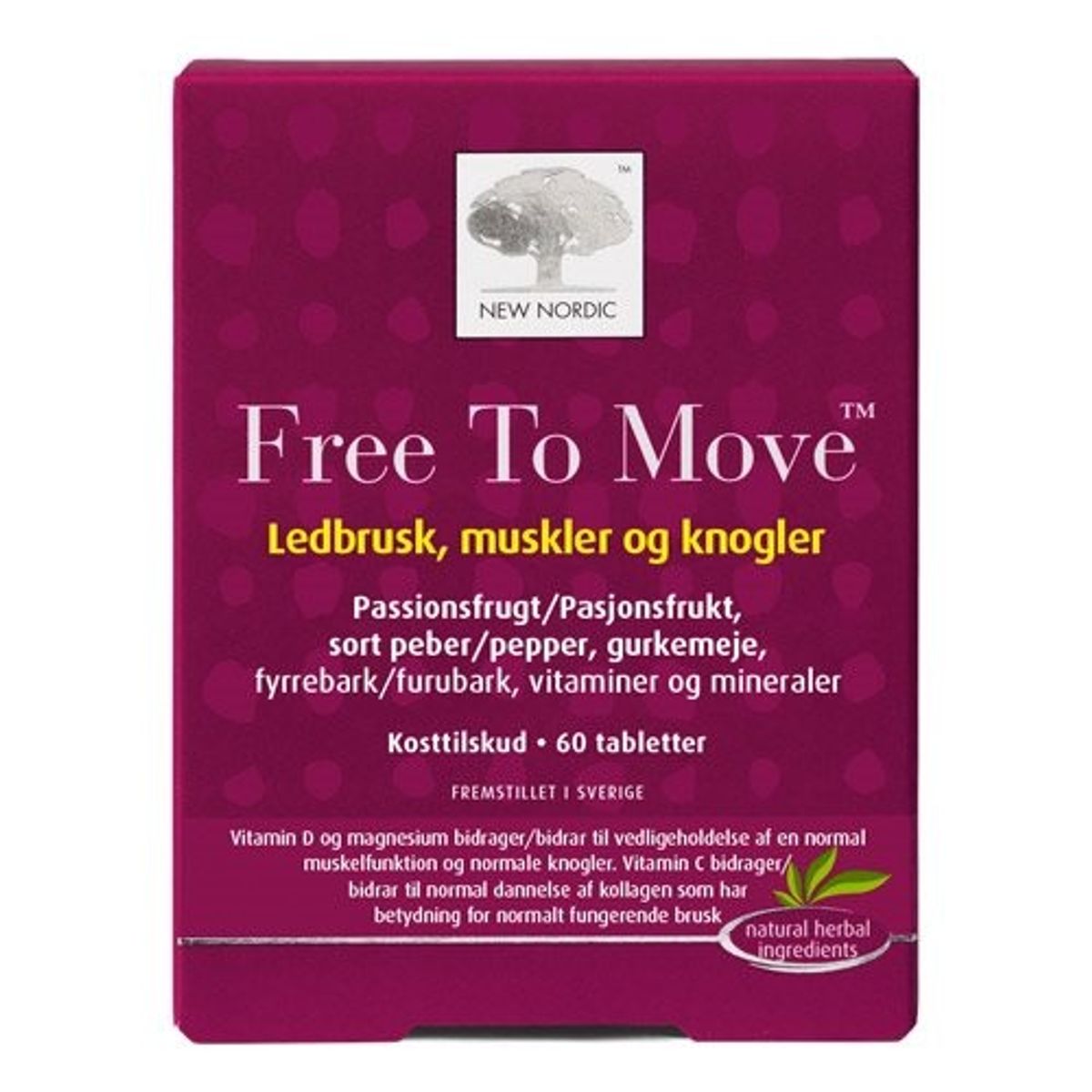 Free to move - 60 tabletter