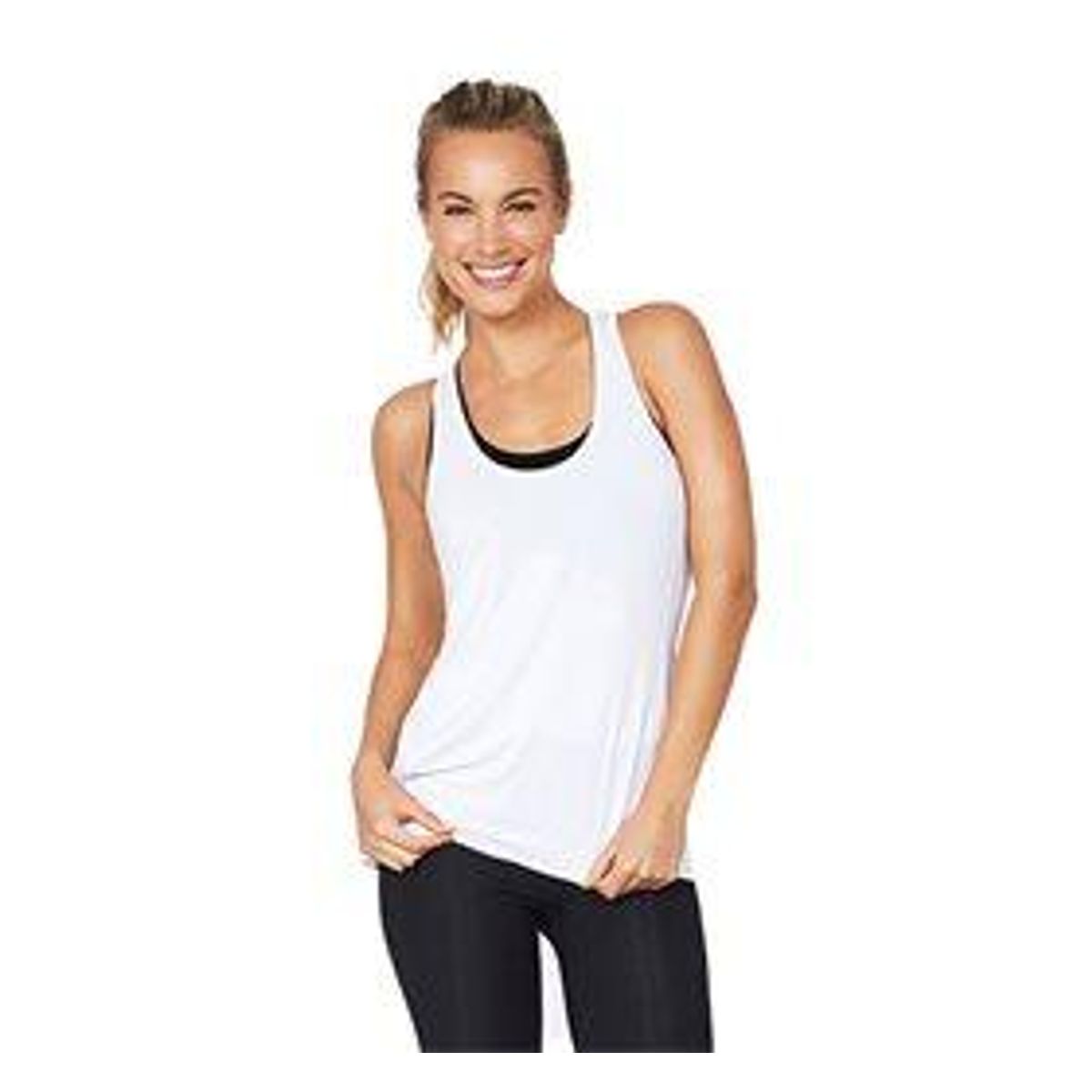 Racerback Tank Top Active hvid str. S