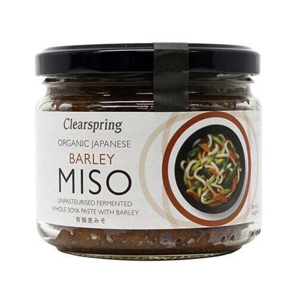 Miso Barley (byg) Ø i glas upaseuriseret Øko. - 300 gram