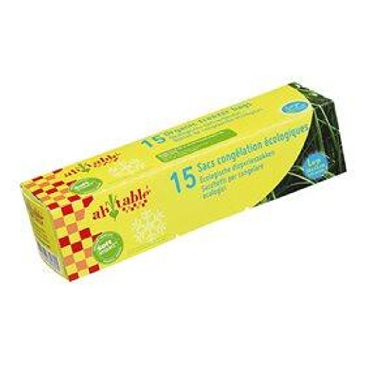 Fryseposer af bioplastik 15 stk 6L