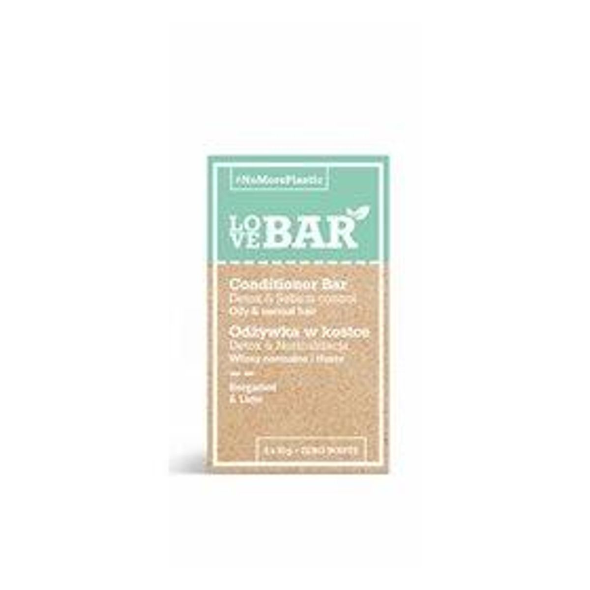 LoveBar Conditioner Bar t. fedtet & normalt hår - 60 g.