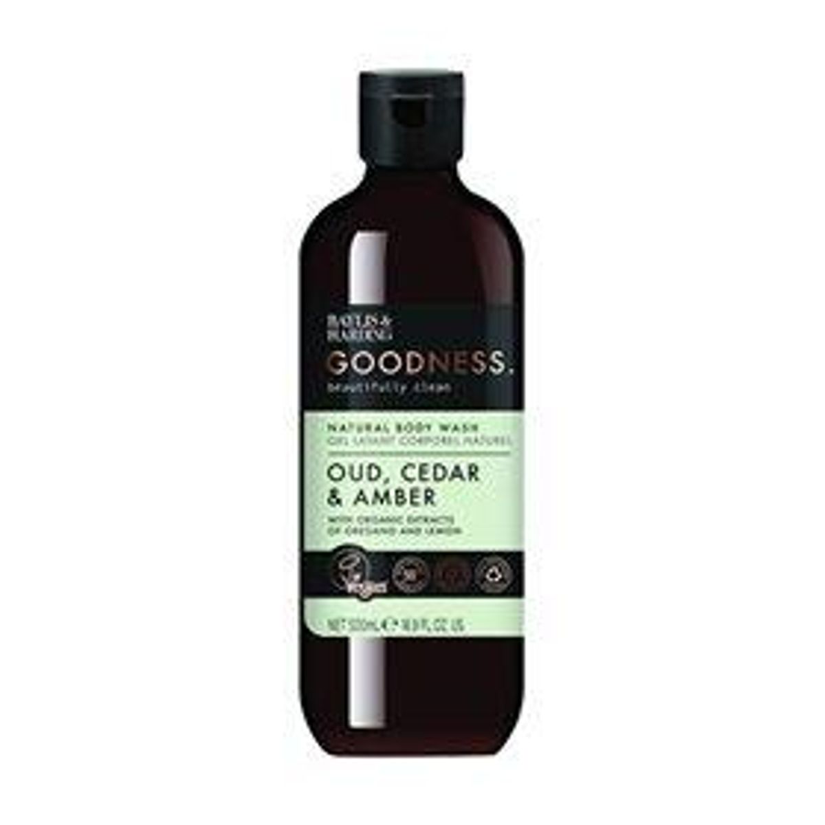 Body Wash oud, cedar & amber Baylis & Harding Goodness - 500 ml