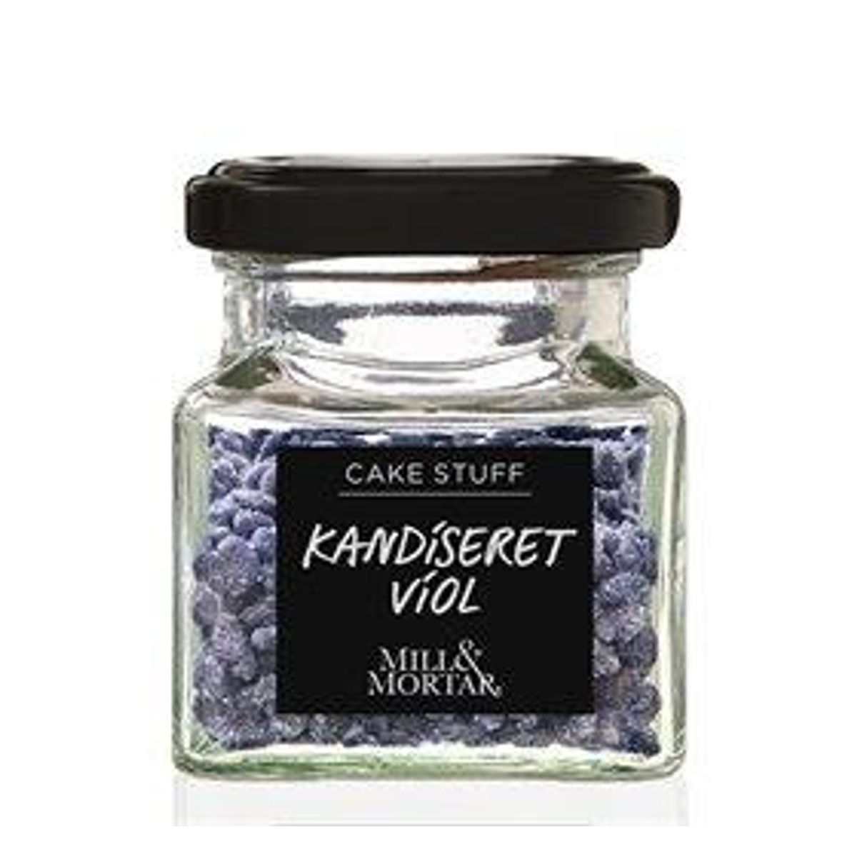 Kandiseret Viol - Mill & Mortar - 40 g.