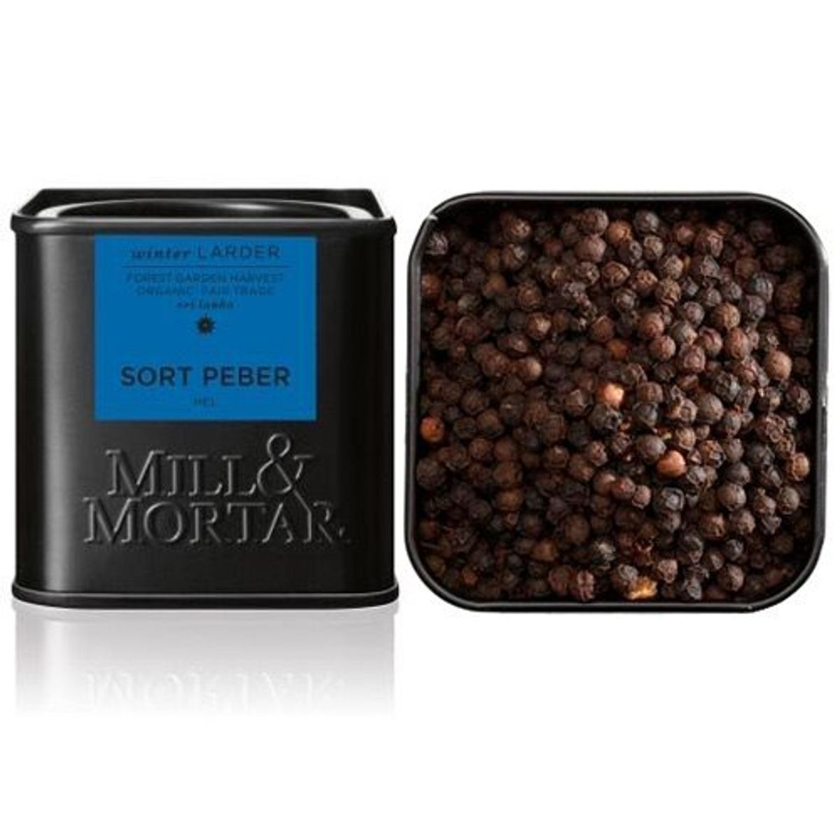 Sort peber hel Ø Mill & Mortar - 50 g.