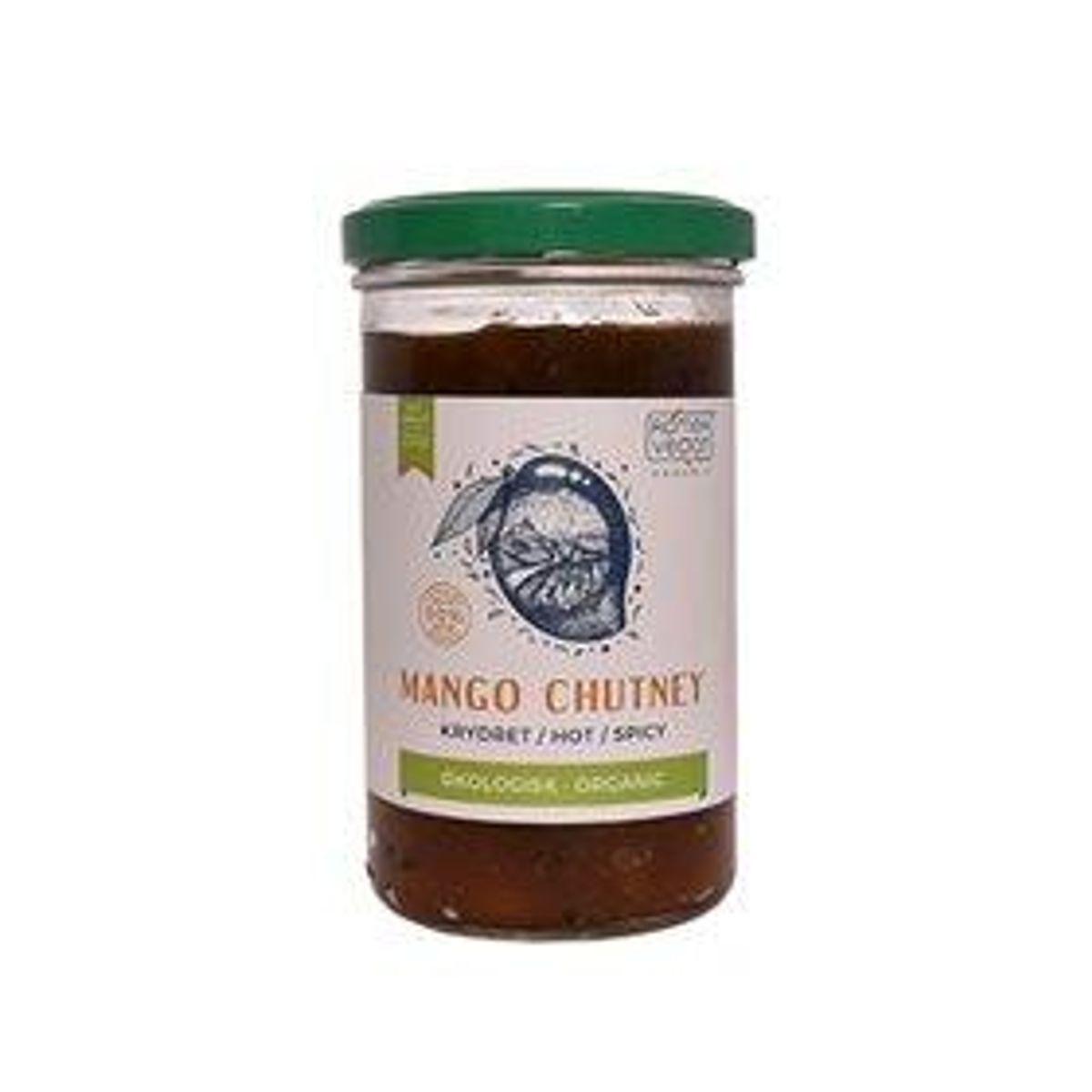 Mango Chutney stærk, Ø - 250 g.