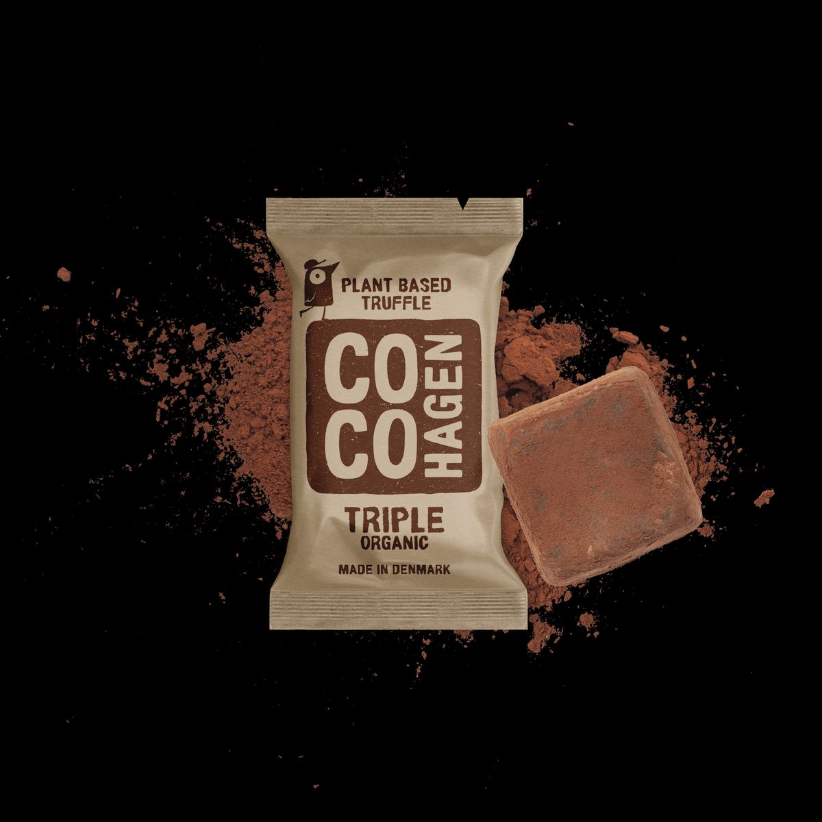 COCOHAGEN Triple 20 gram Plantebaseret Kakaotrøffel - 1 stk.