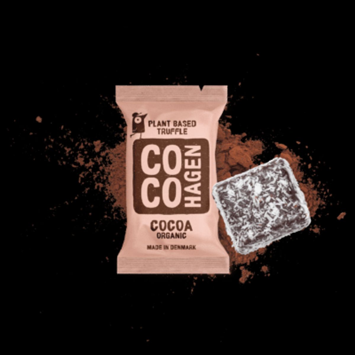 COCOHAGEN Cocoa 20 gram Plantebaseret Kakaotrøffel - 1 stk.