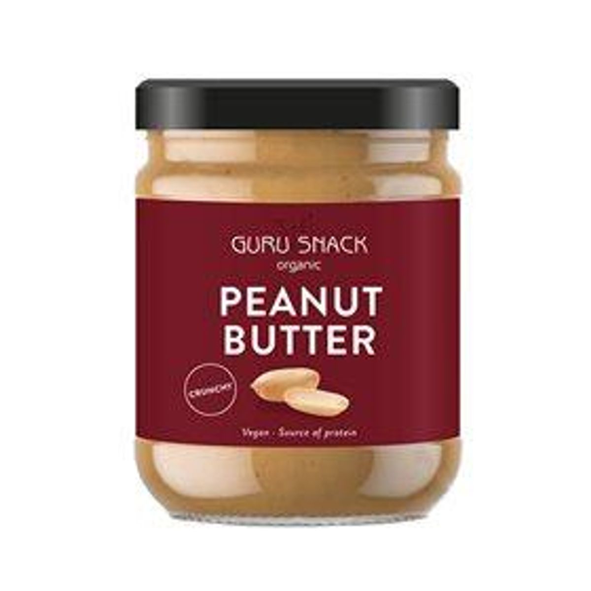 Peanutbutter Crunchy Ø Guru Snack - 500 g.