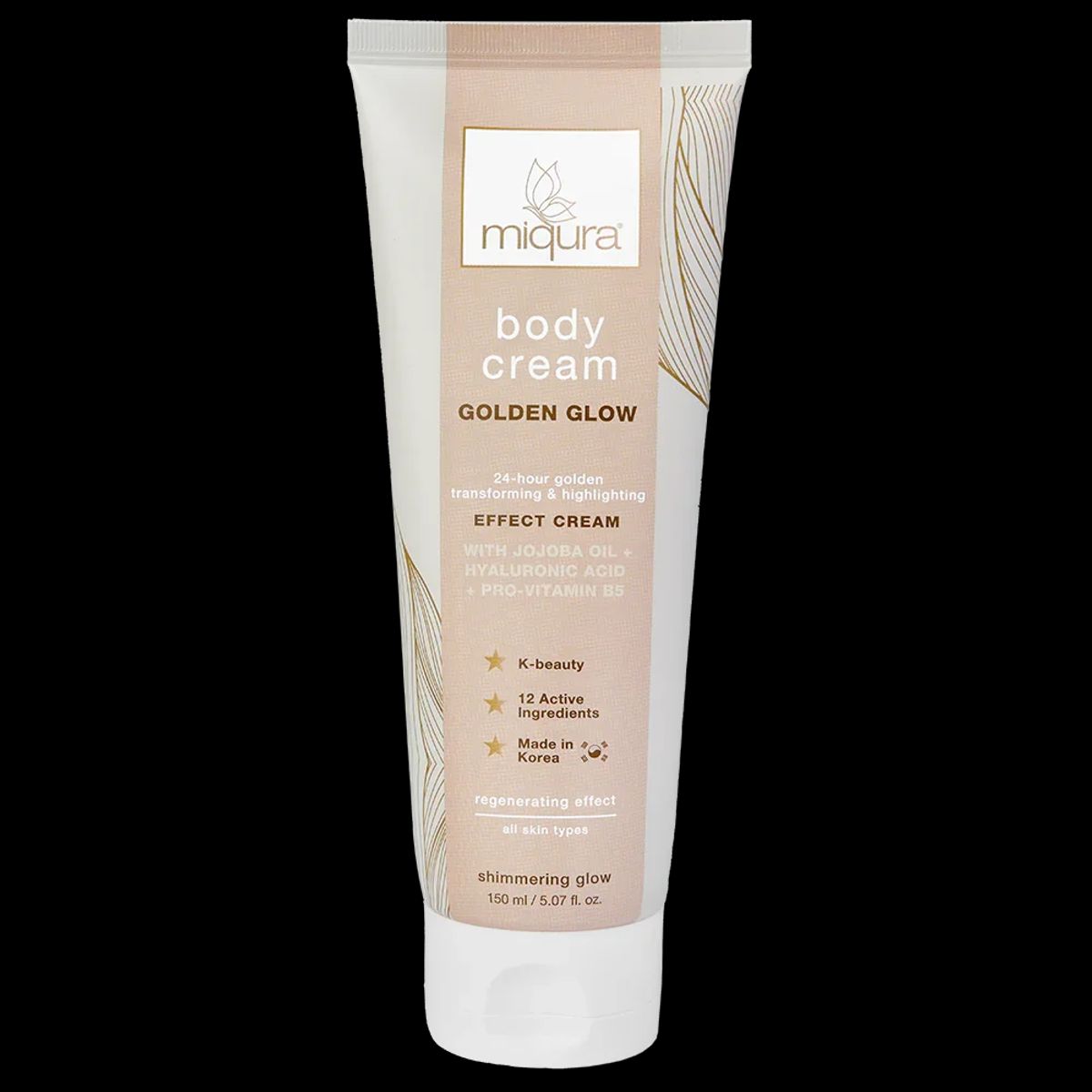 Miqura Golden Glow Body Cream - 150 ml