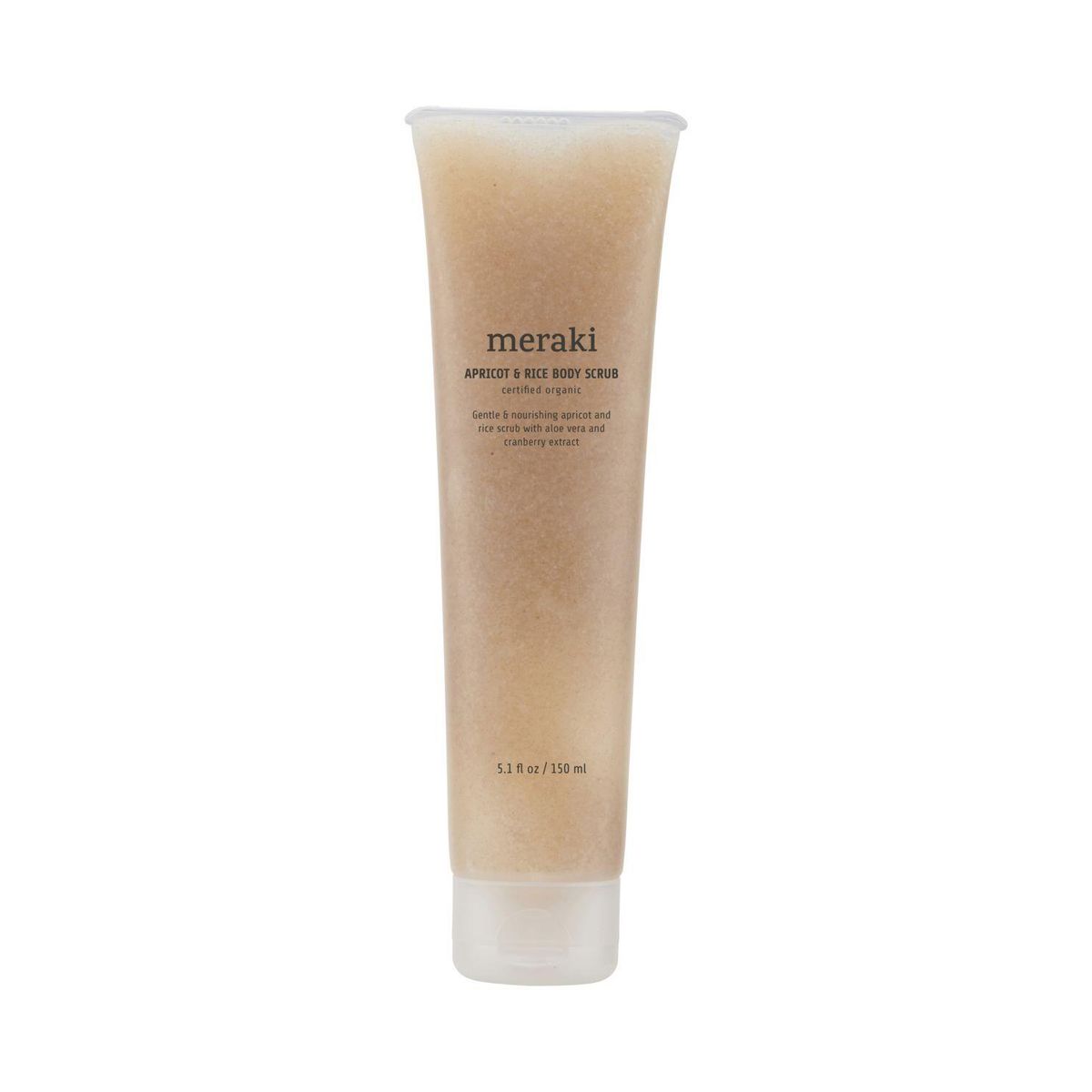 Meraki Apricot & rice body scrub - 150 ml