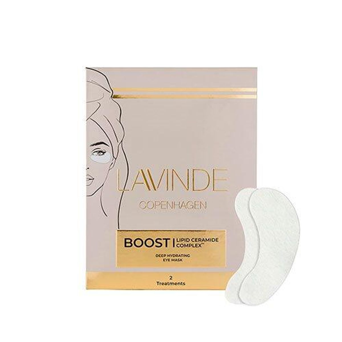 Lavinde Copenhagen BOOST Deep Hydrating Eye Mask (2 treatments)