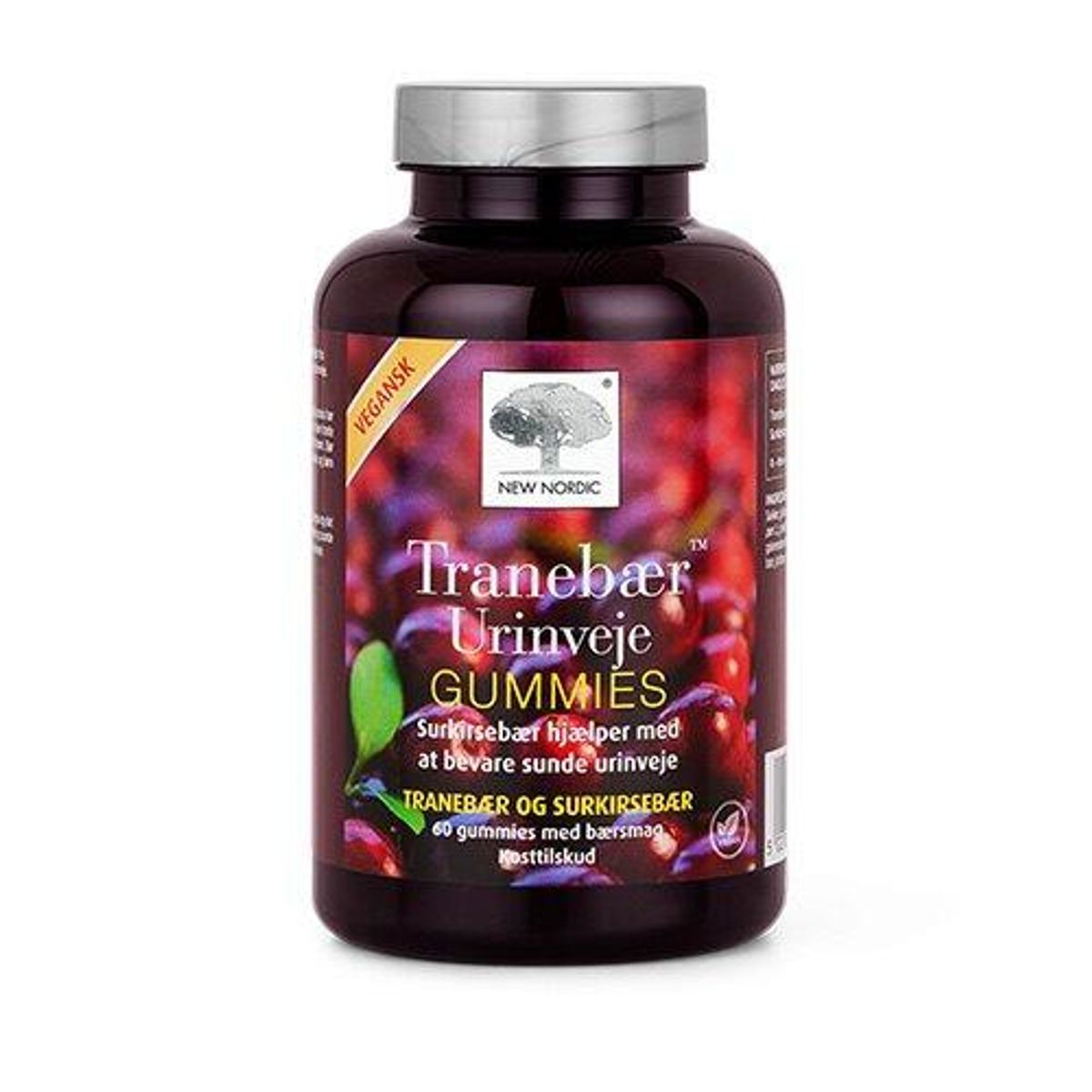 Tranebær Urinveje Gummies - 60 stk