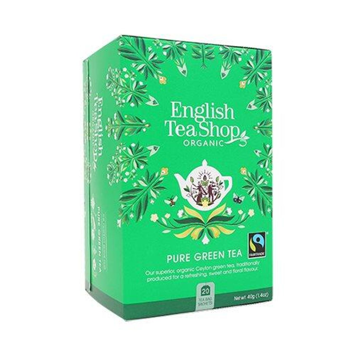 Pure Green Tea Økologisk - 20 breve