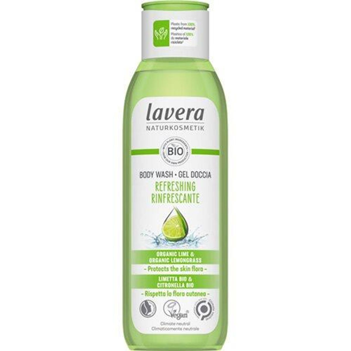 Lavera Body Wash Refreshing - 250 ml.