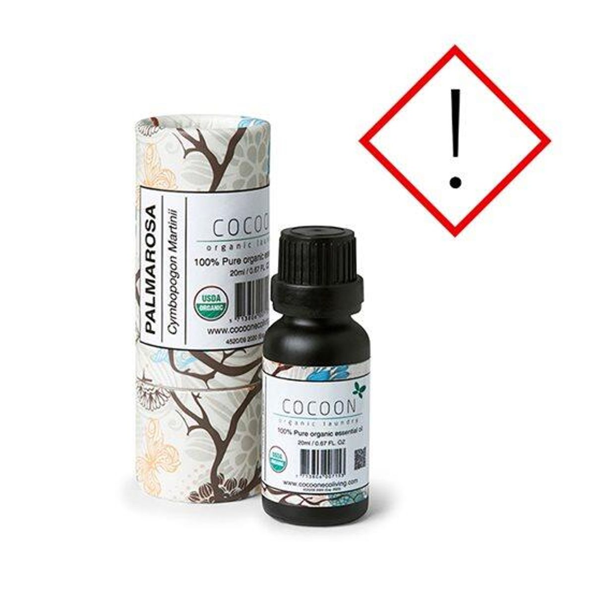 Cocoon Palmarosa olie æterisk øko. - 20 ml.