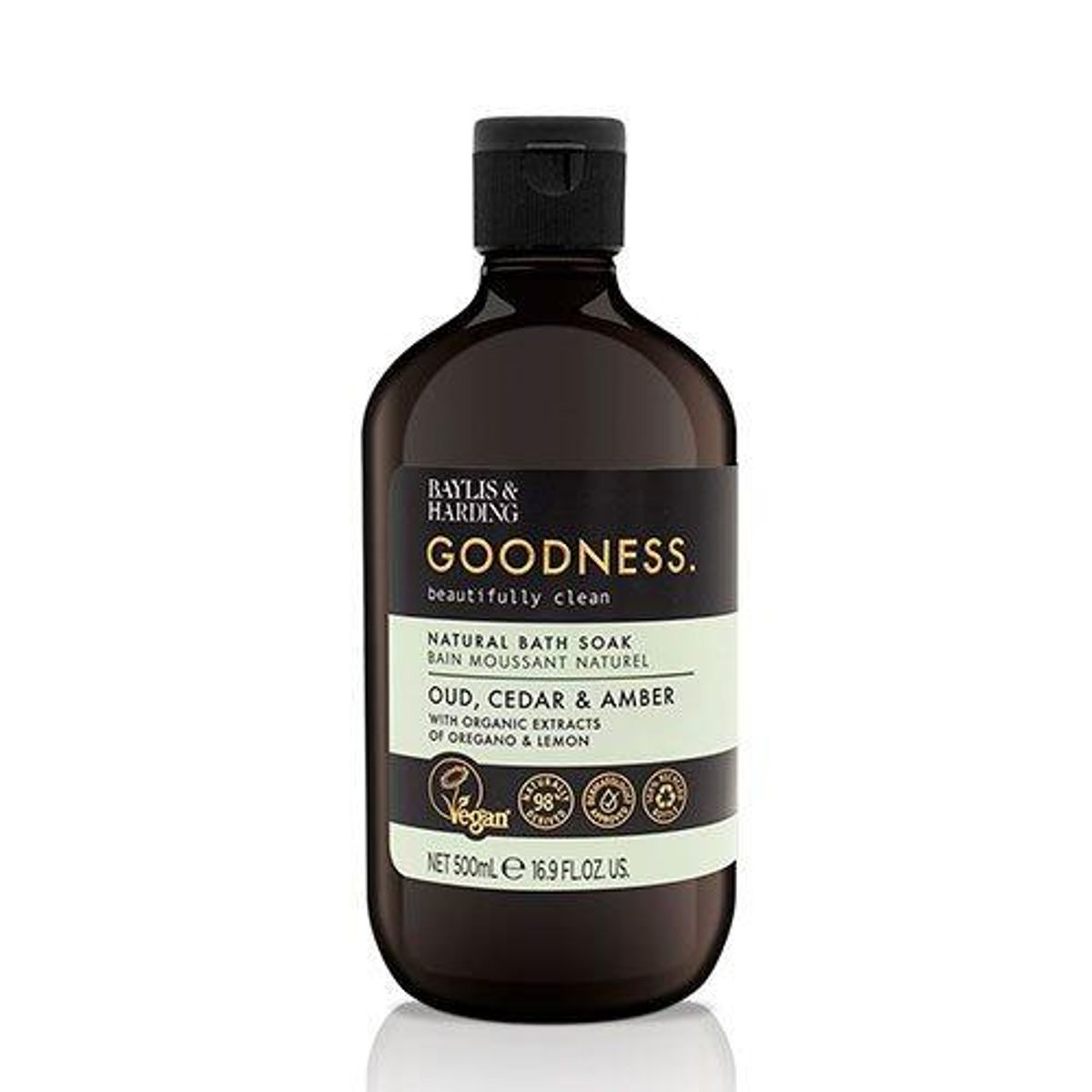 Bath Soak Oud, Cedar & Amber Baylis & Harding - 500 ml.