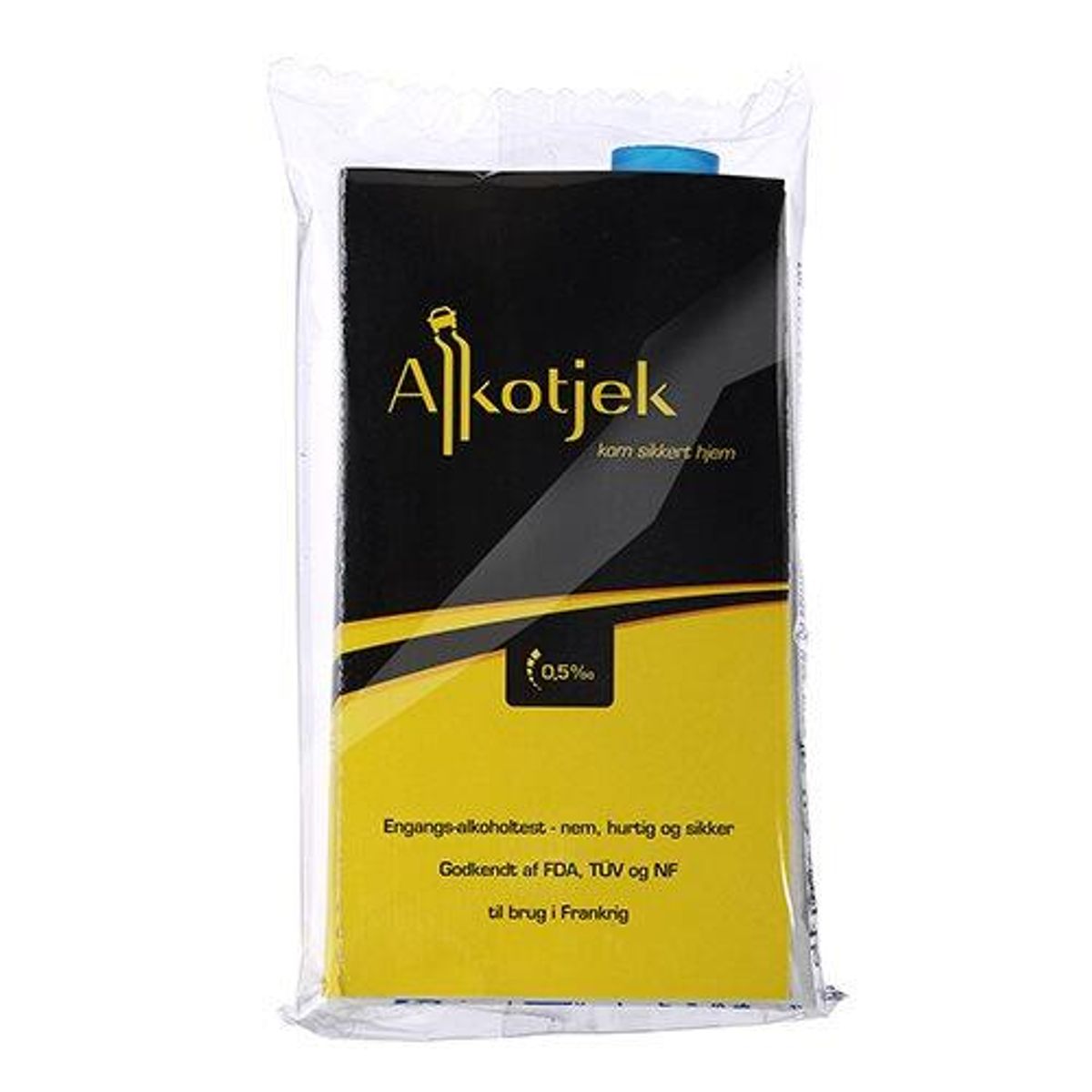 Alkotjek, engangs alkoholtest - 1 stk