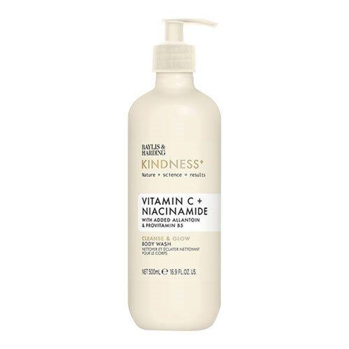 Baylis & Harding Vitamin C + Nicamide Body Wash Vegansk - 500 ml.