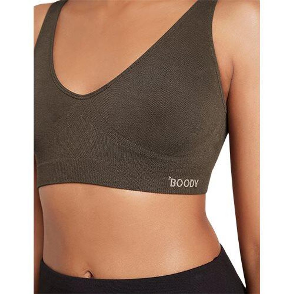 Boody Shaper Crop Bra Dark Olive str. S - 1 stk.