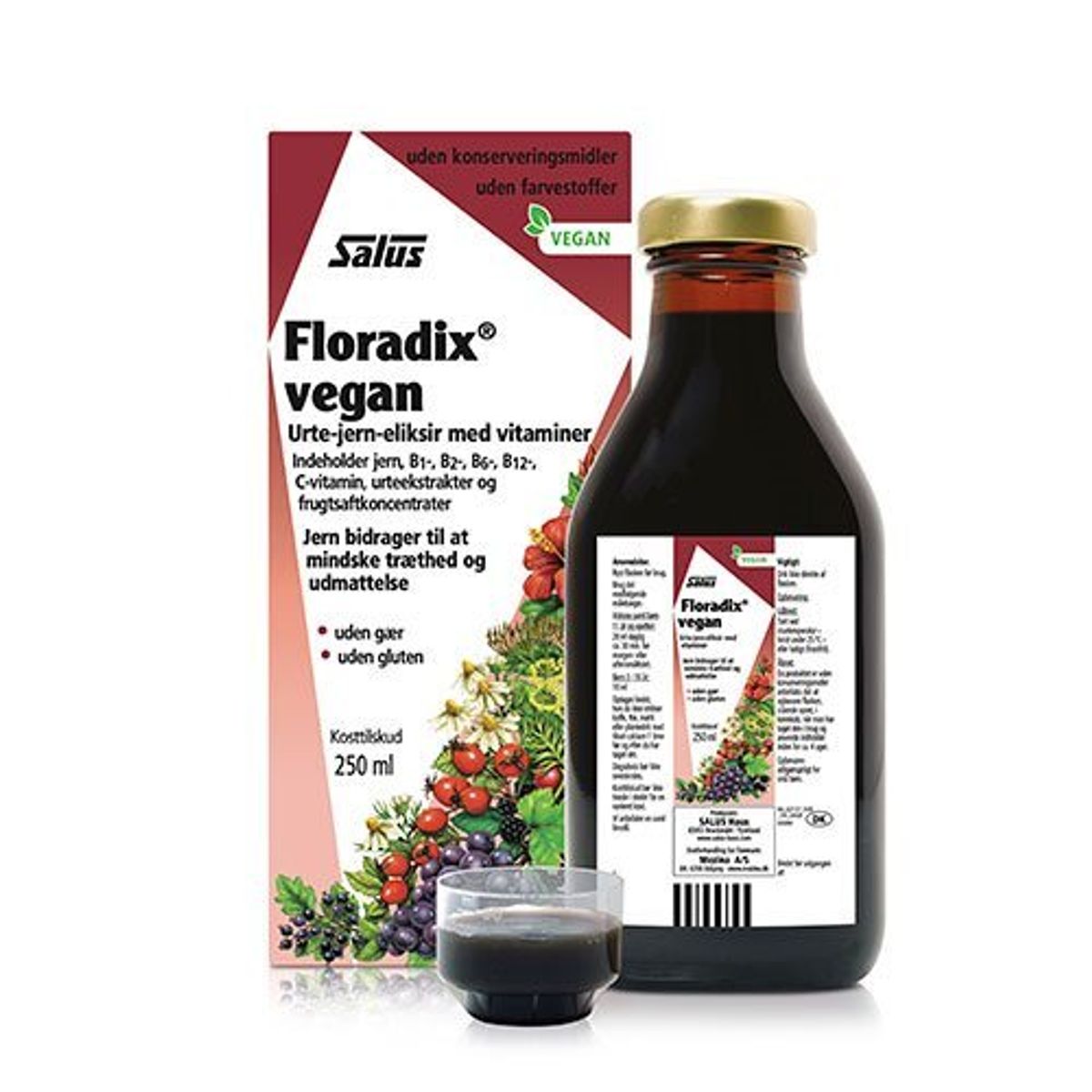 Floradix Vegan - 250 ml. (Holdbarhed 07-2025)