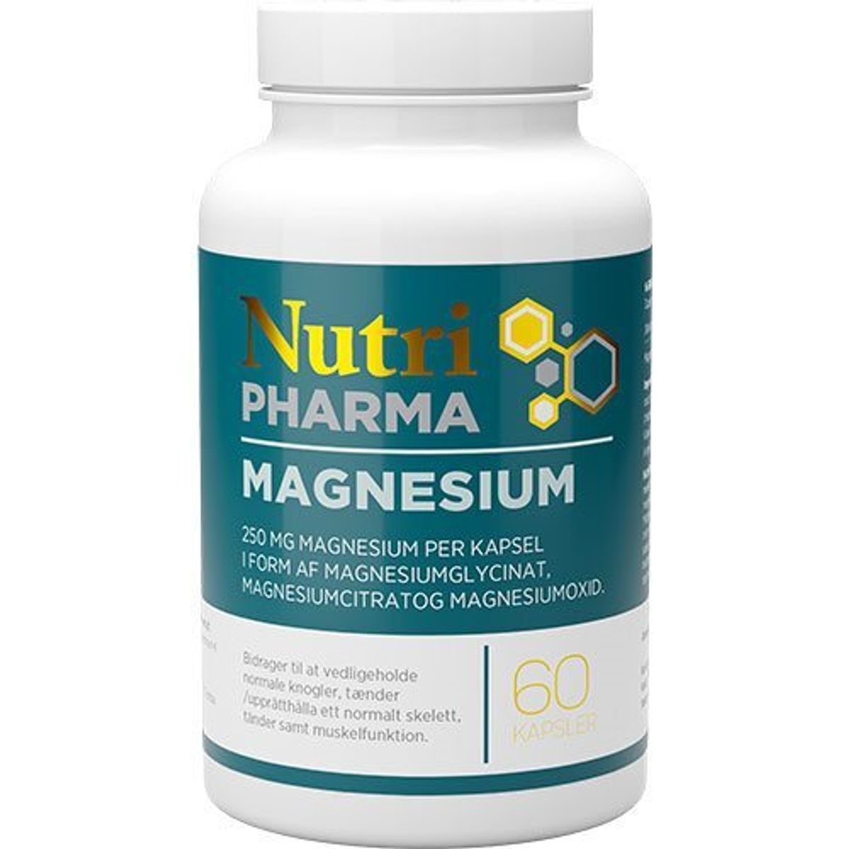 Nutri Pharma Magnesium - 60 kapsler