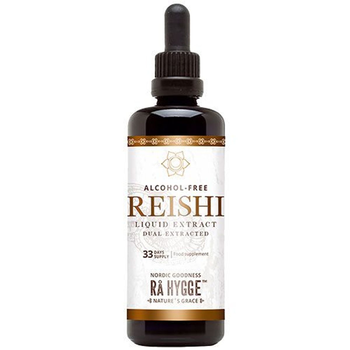 Rå Hygge Reishi Concentrated Liquid Extract Økologisk - 100 ml.