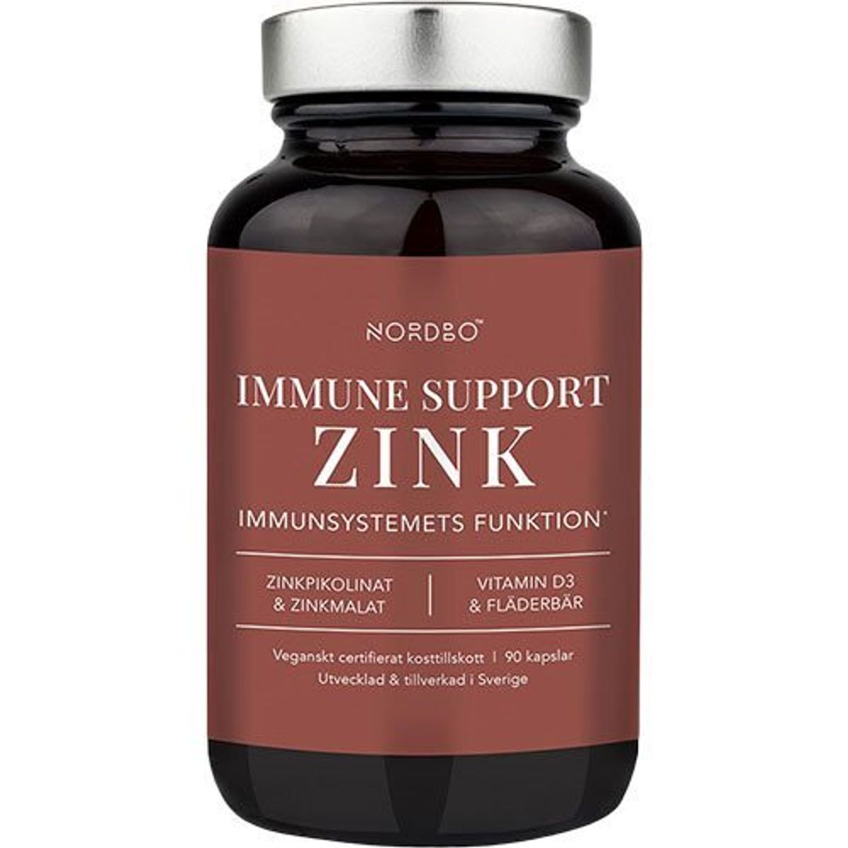 Nordbo Immune Support Zink - 90 kapsler