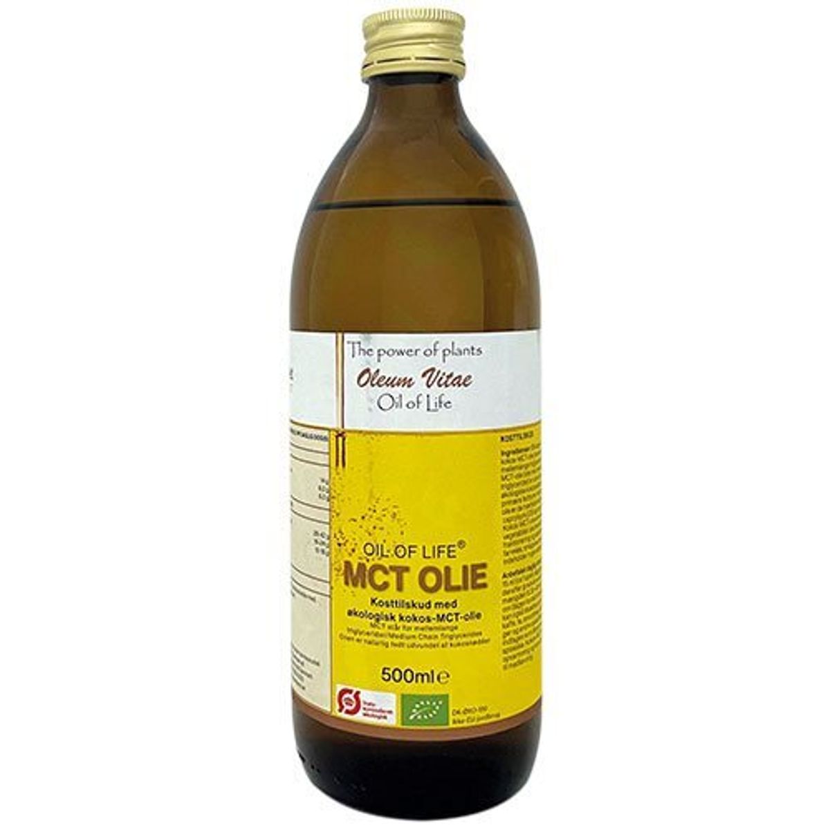 Oil of Life MCT olie Økologisk - 500 ml.