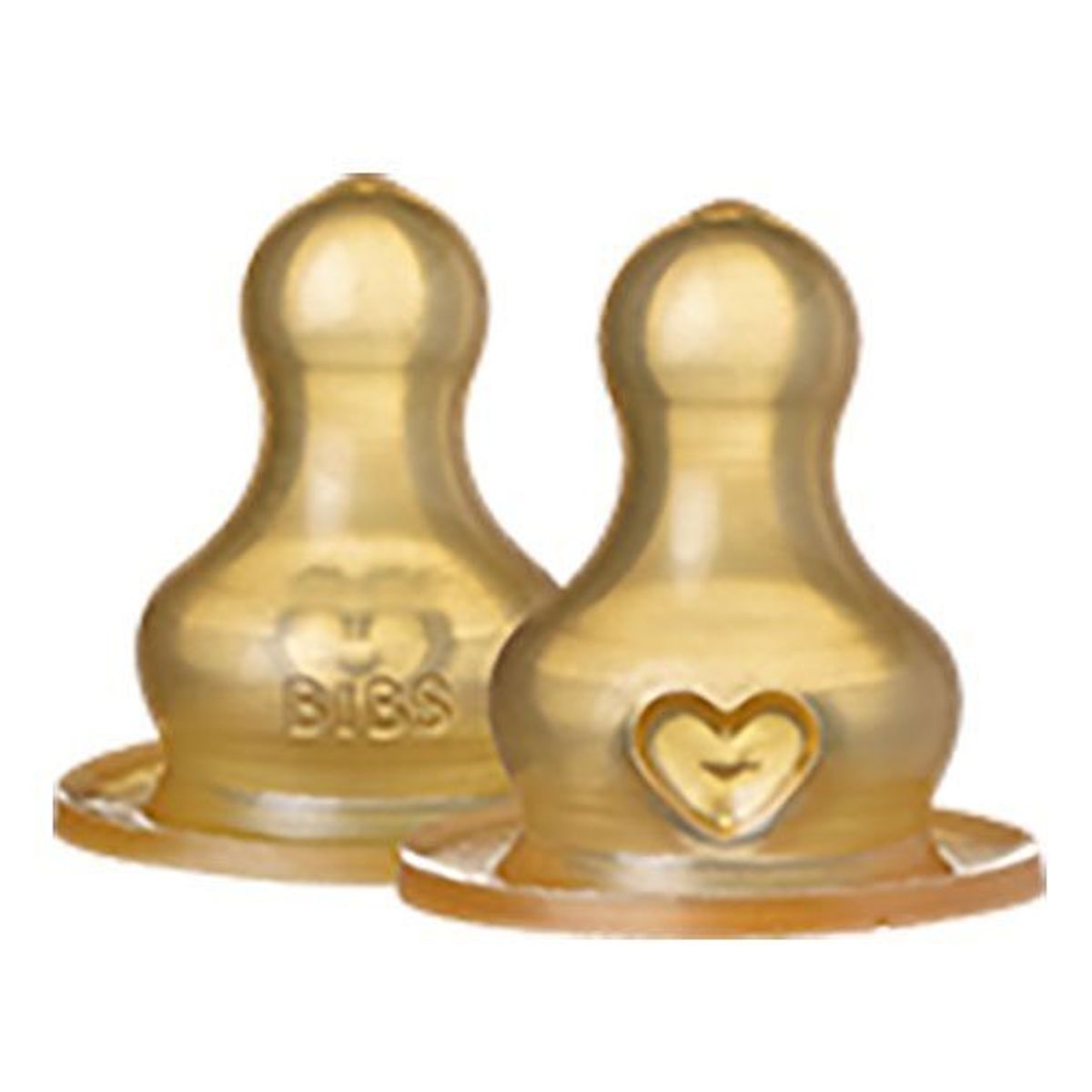 BIBS Bottle Nipple 2 PACK Latex Fast Flow - 1 pk