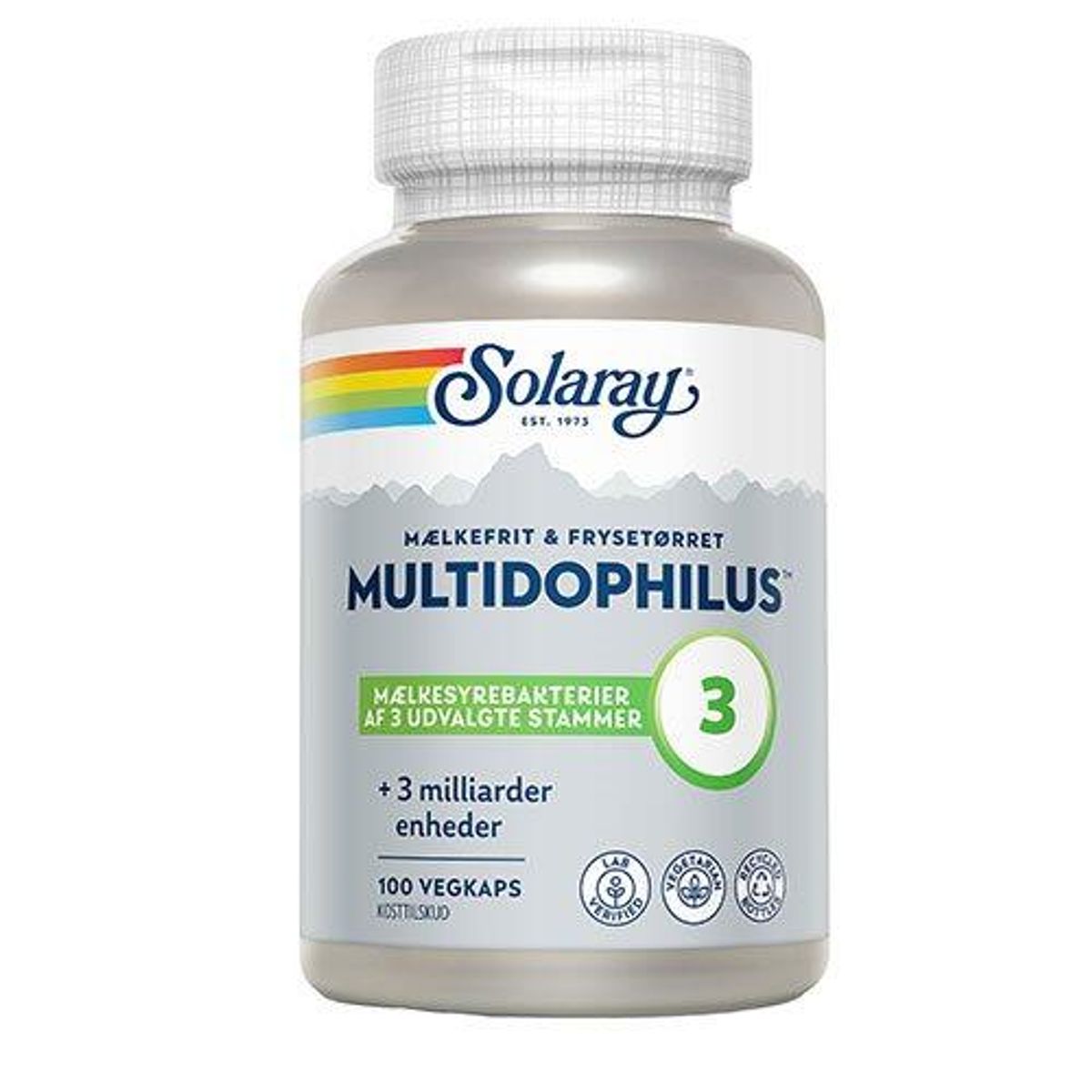 Multidophilus Solaray 100 kapsler