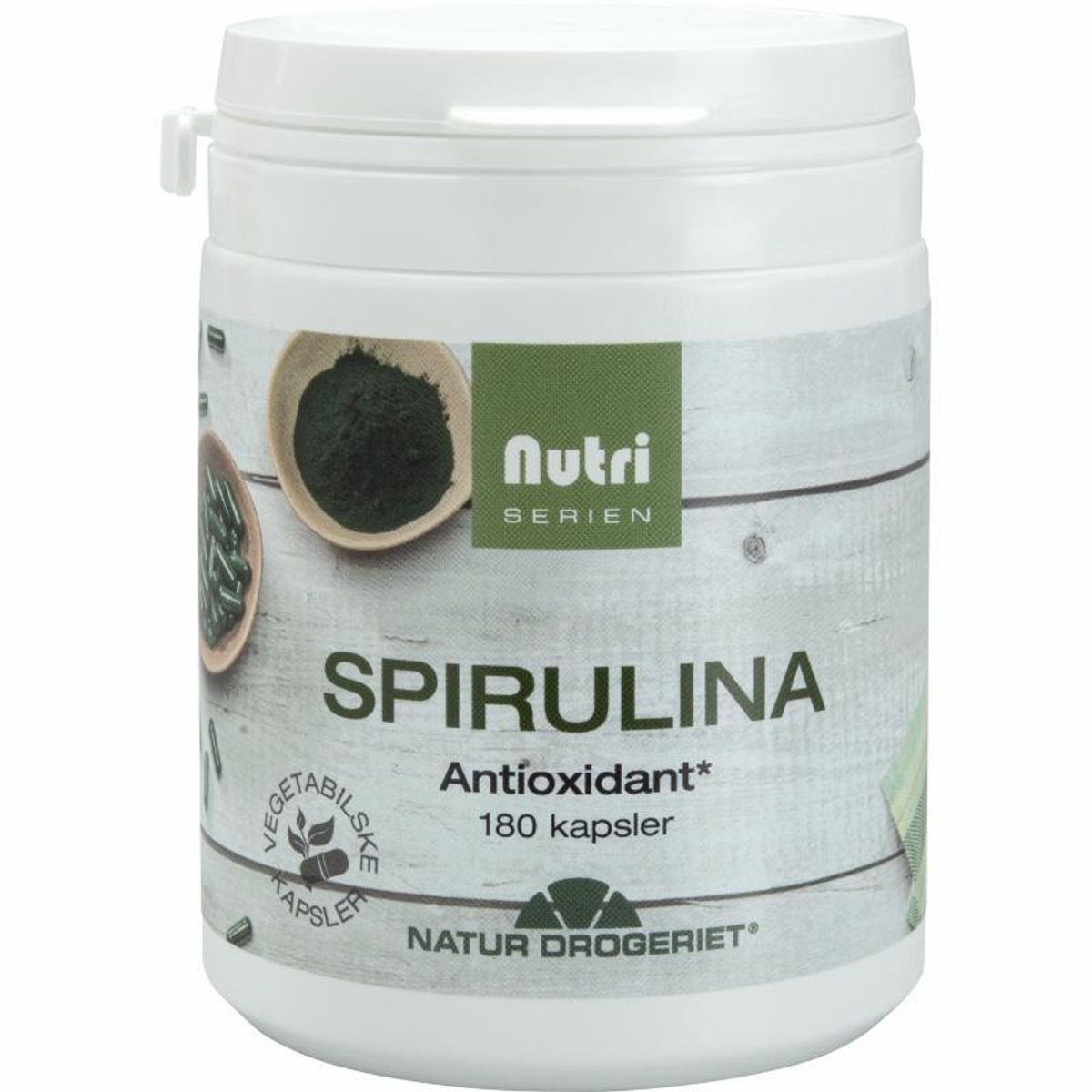 Unik Spirulina 350 mg. - 180 kapsler