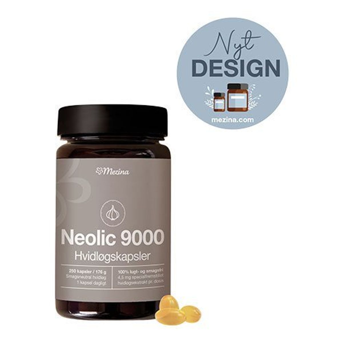 Neolic 9000 Hvidløg - 250 kapsler