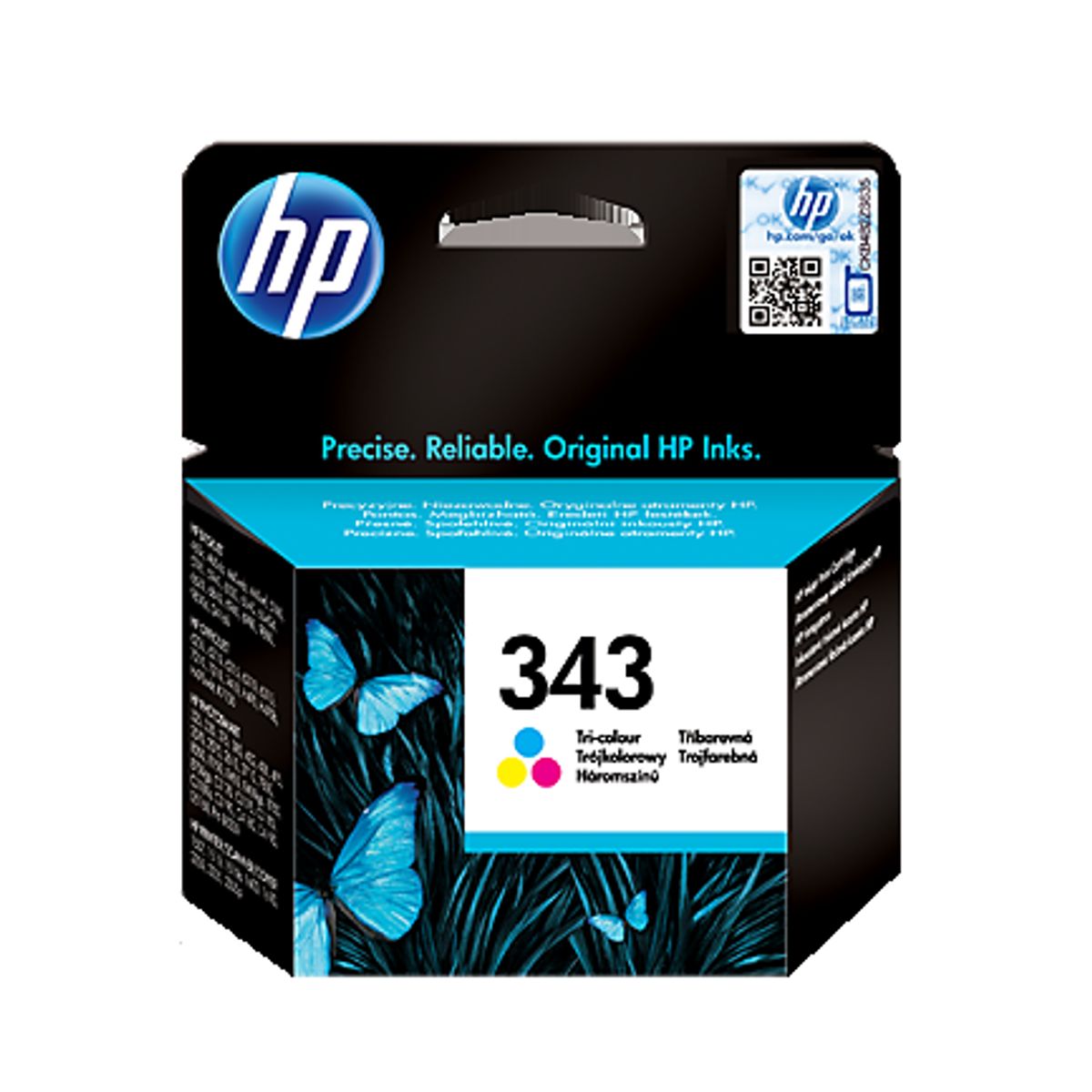 HP 343 C PSC 2610 - C8766EE Original - Farve 7 ml