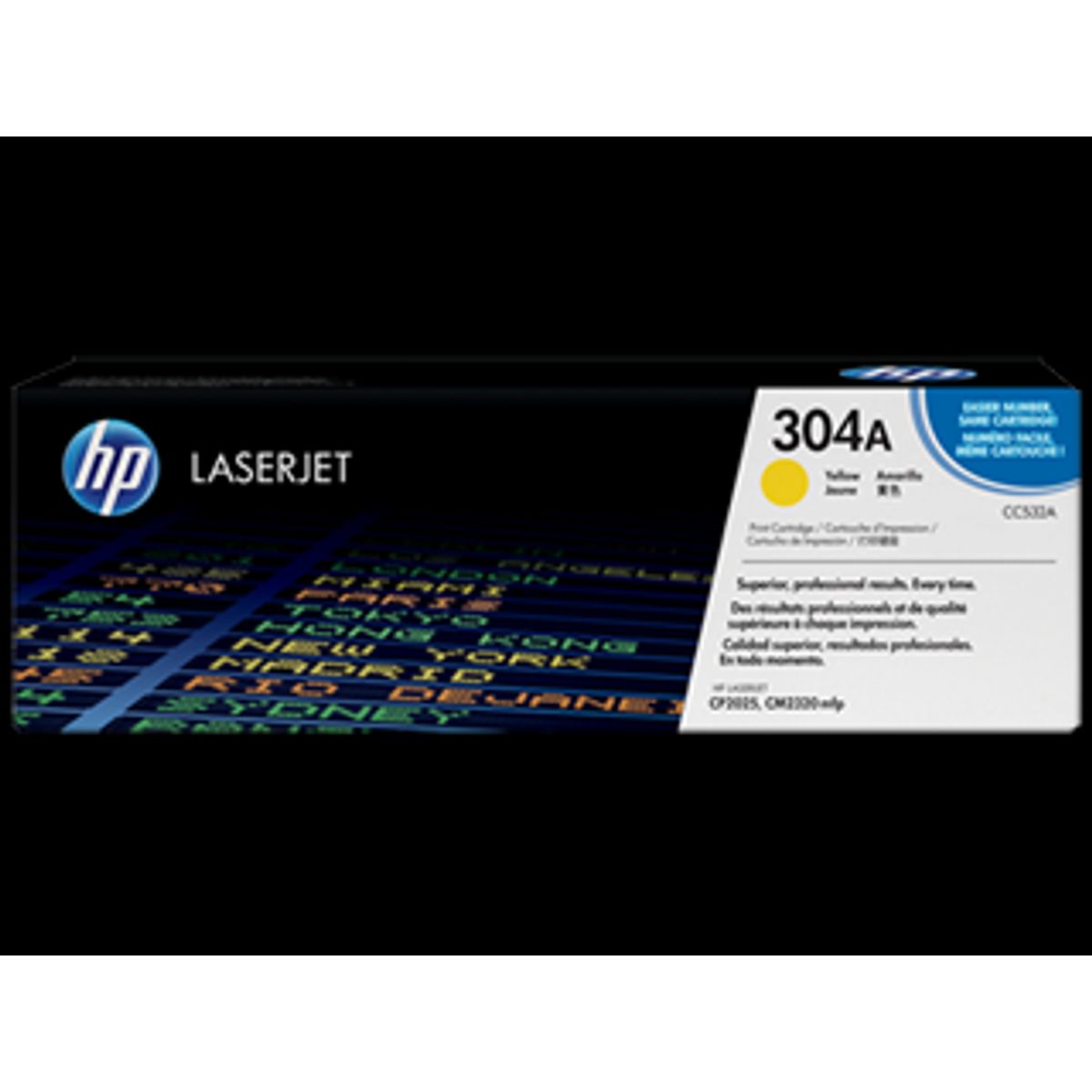 HP 304A - CC532A Toner Original Gul 2800 sider