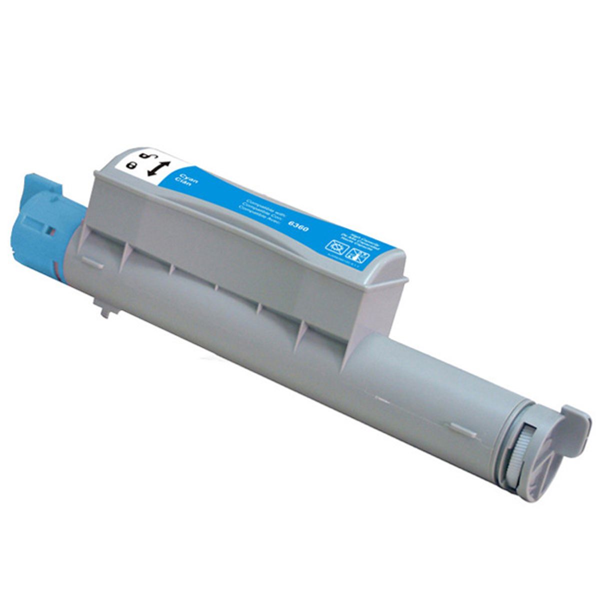 Xerox Phaser 6360C (106R01218) Lasertoner, Cyan, Kompatibel, 12000 sider