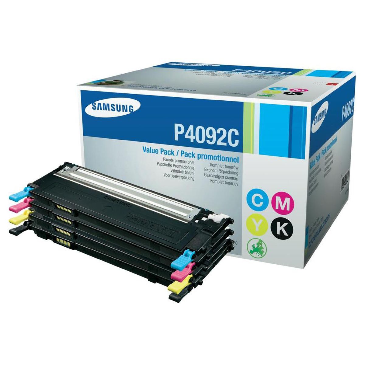 Samsung CLT-P4092C/ELS, toner Cyan/Magenta/Gul/sort, Original