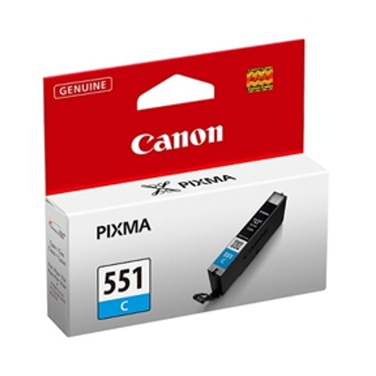 Canon CLI 551 C 6509B001 cyan blækpatron, Original, 7 ml