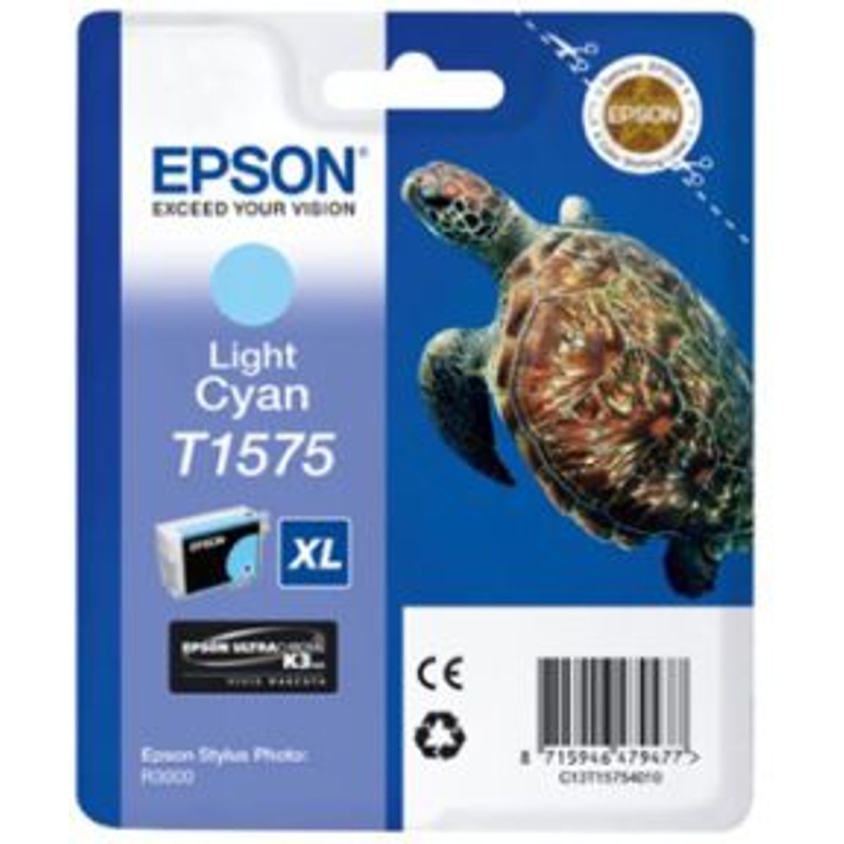 Epson T1575 LC - C13T15754010 Original - Lys Cyan 25,95 ml