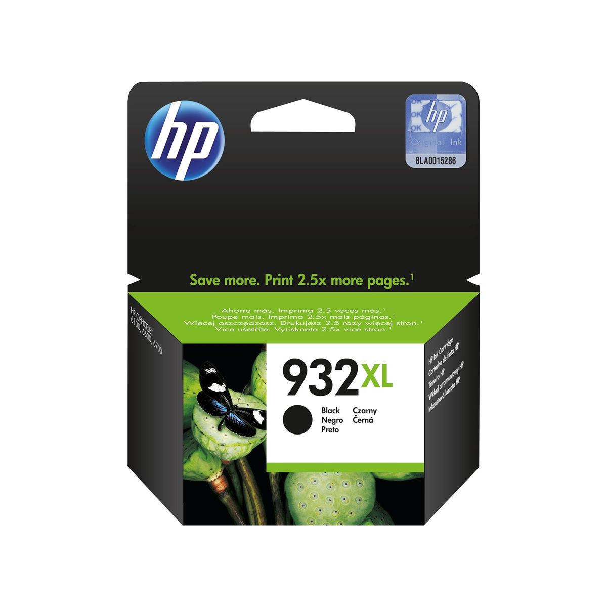 HP 932 XL BK (CN053AE) sort Blækpatron, Original