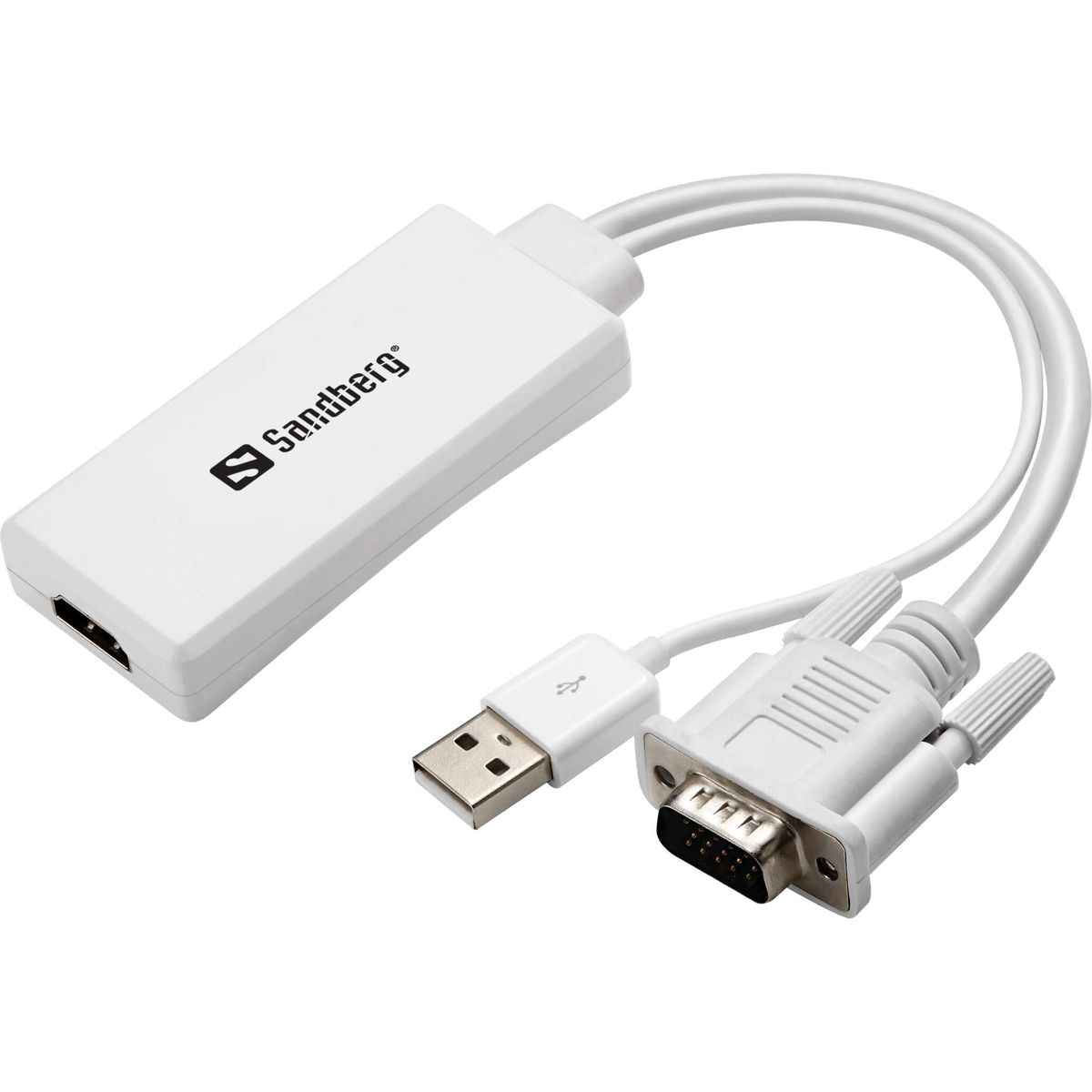 Sandberg VGA+Audio to HDMI Converter høj kvalitet