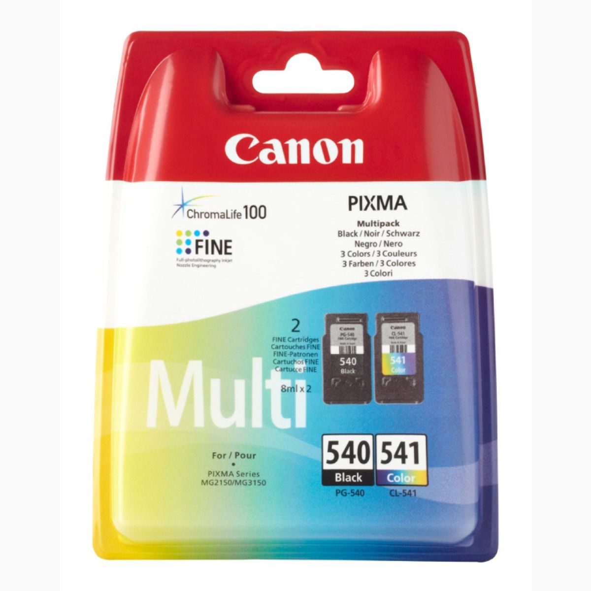 Canon PG 540 BK/ CL 541 C 5225B006 Blækpatron, Sampak 2 stk, 8 ml Original