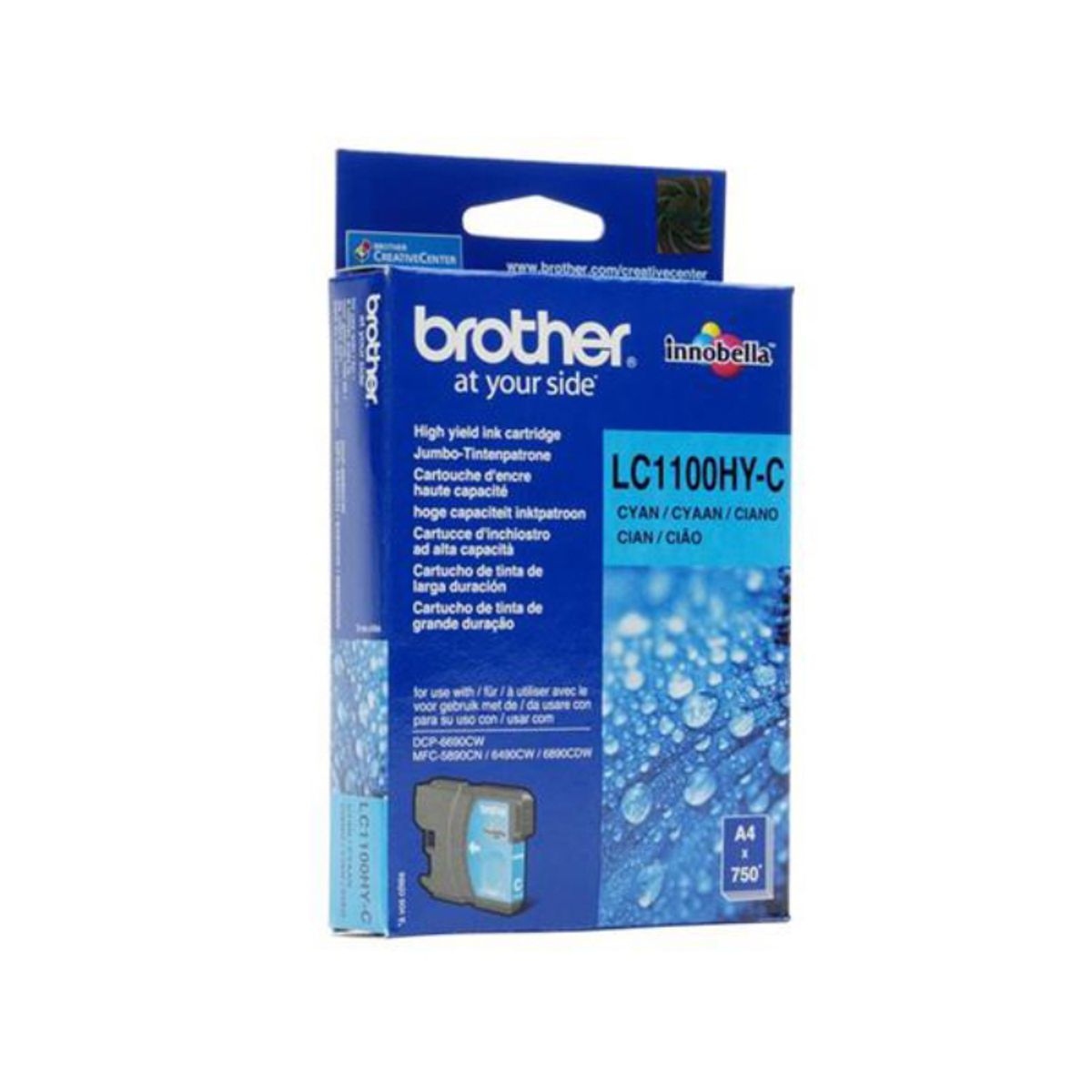 Brother LC1100 XL C blækpatron - Original - Cyan 10,95 ml