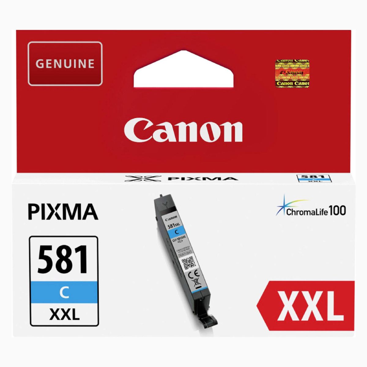 Canon CLI-581 XXL C blækpatron - 1995C001 Original - Cyan 11,7 ml