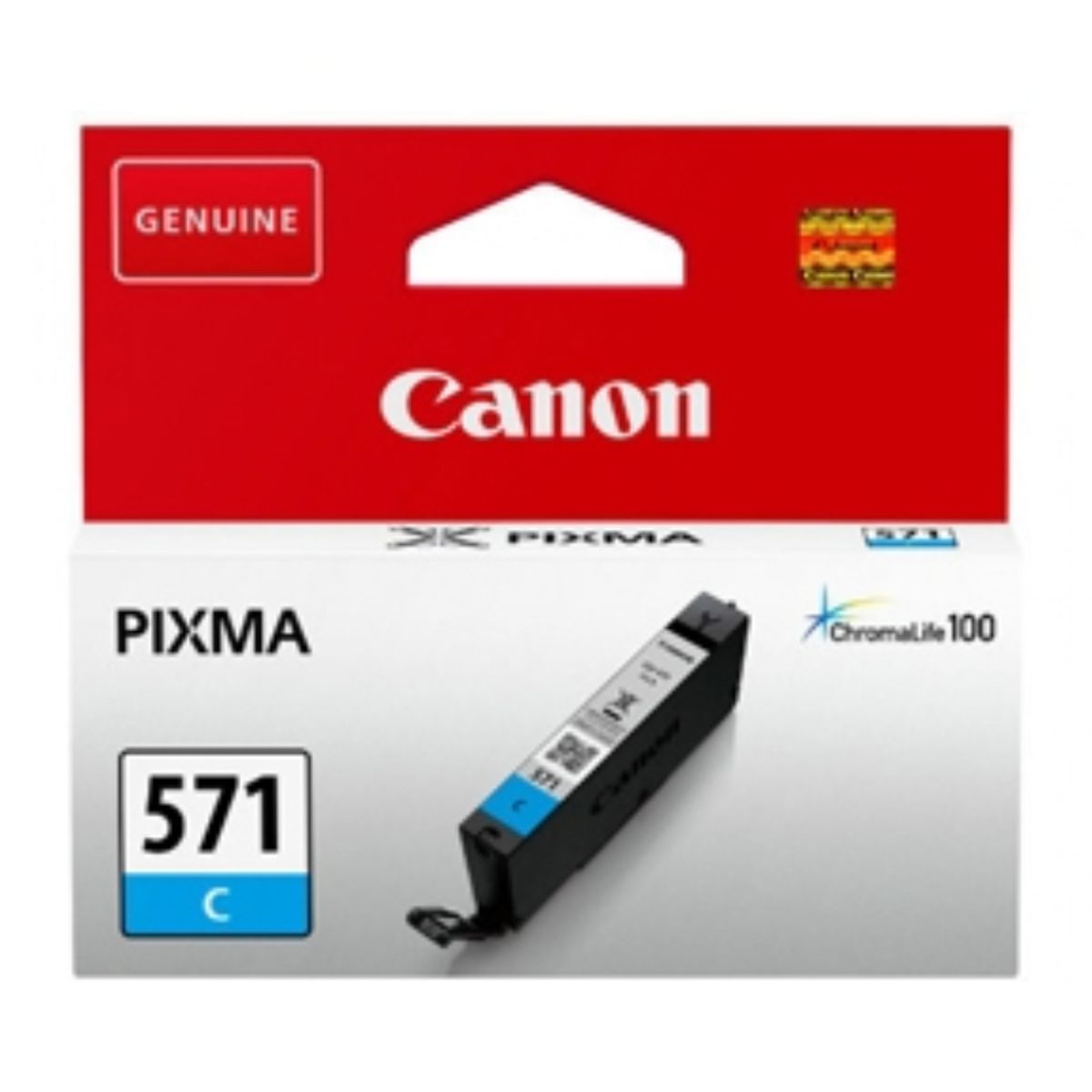 Canon CLI 571 - 0386C001 blækpatron Original Cyan 7 ml