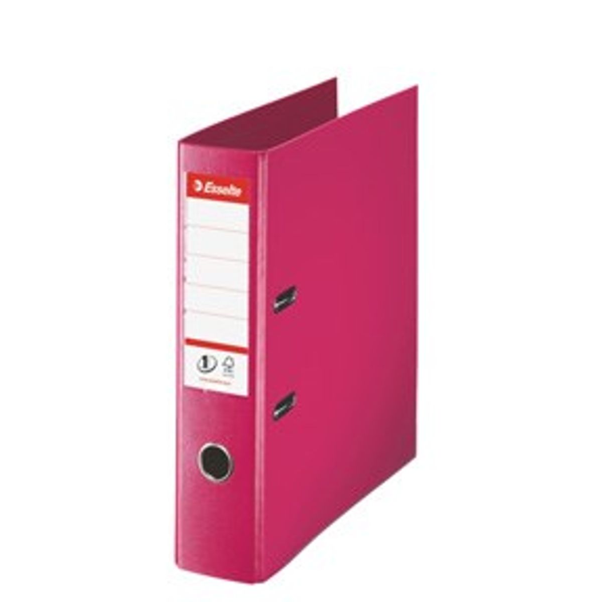 Esselte Brevordner NO1 A4, 75mm, fuchsia 10 stk