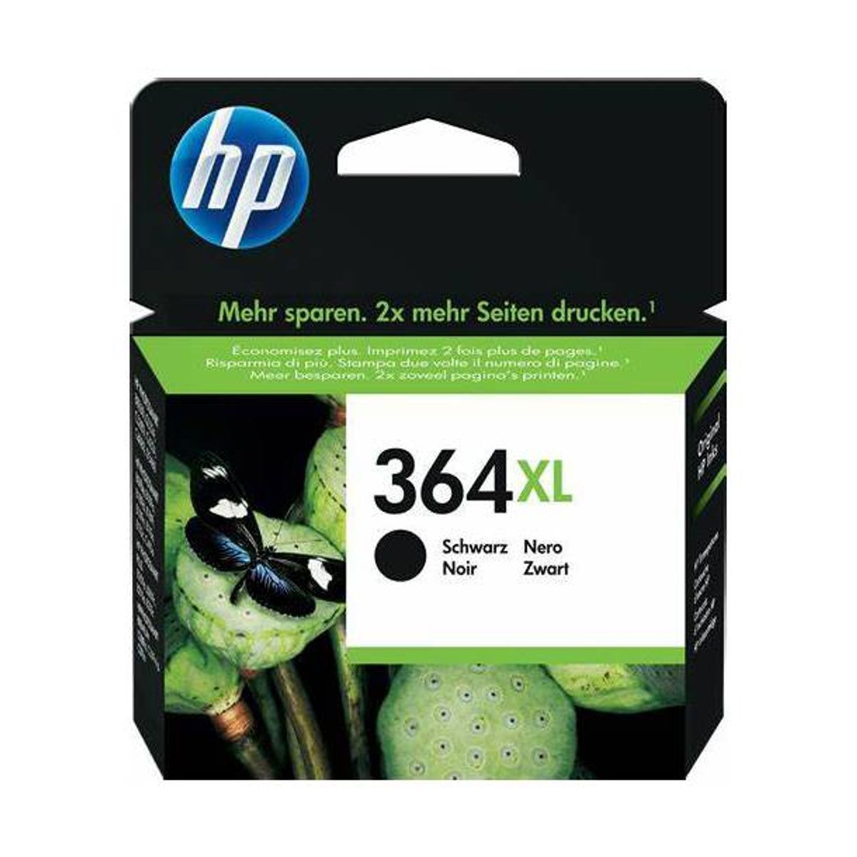 HP 364 XL BK (CN684EE) sort blækpatron, 18ml Original