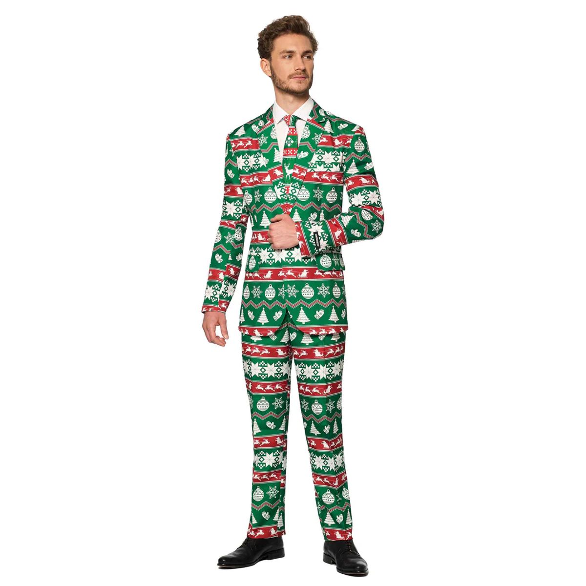 Suitmeister - Christmas Green Nordic EU54