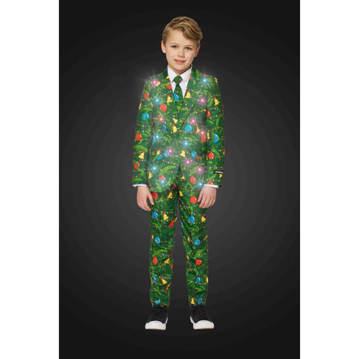 Suitmeister - Boys Christmas Green Tree Light Up S