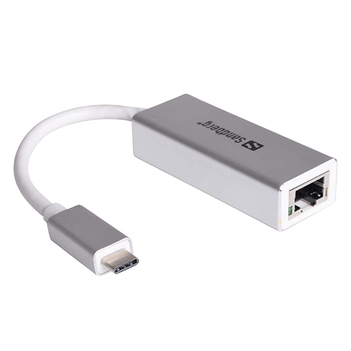 Sandberg USB-C to Network Converter, Sølv