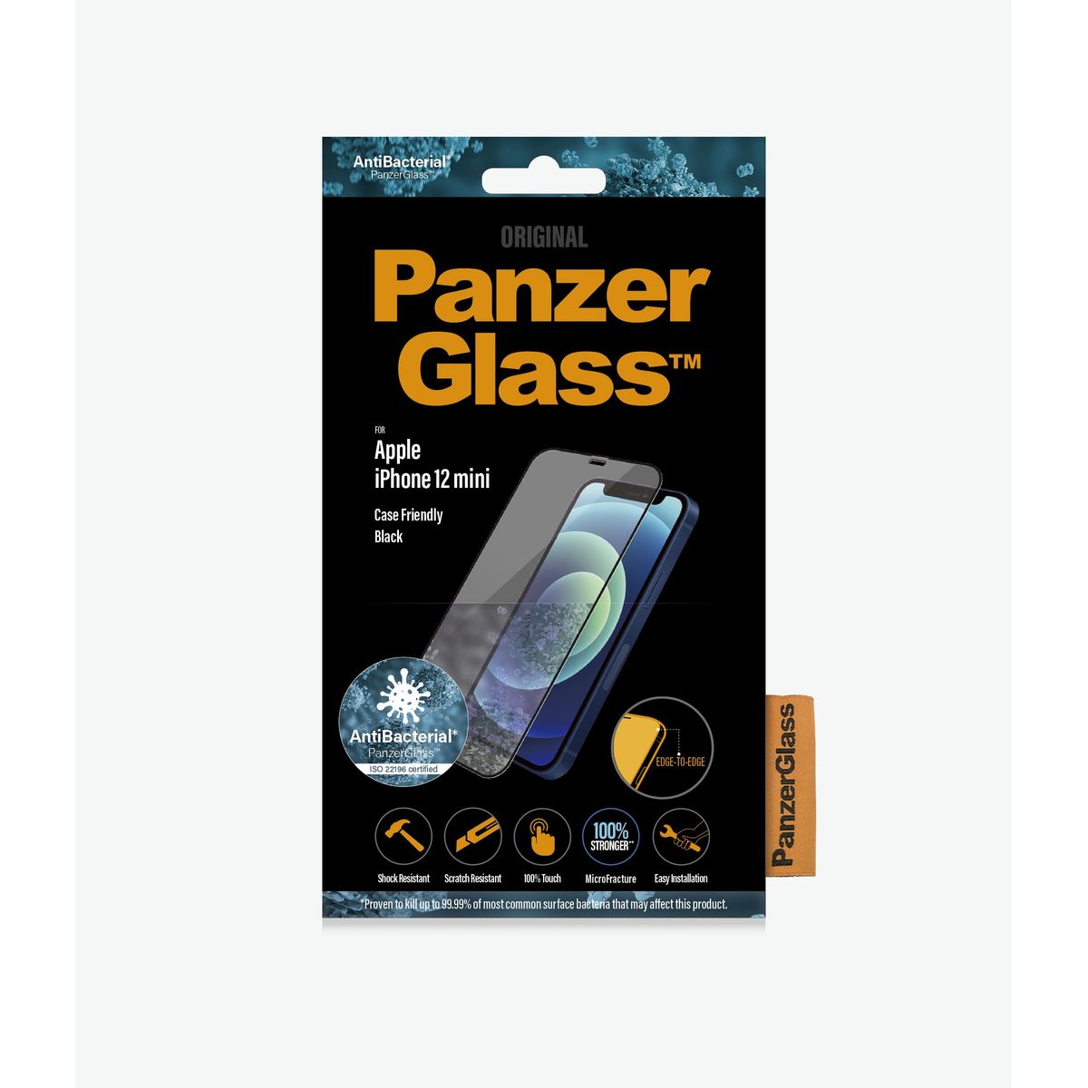 PanzerGlass Apple iPhone 12 mini, sort